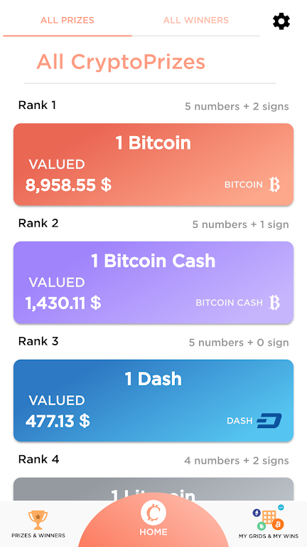 CryptoLoto Capture d'écran 1