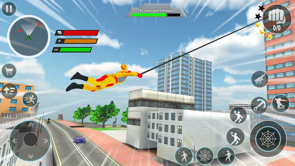 Police Robot Rope Hero Game 3d ภาพหน้าจอ 3