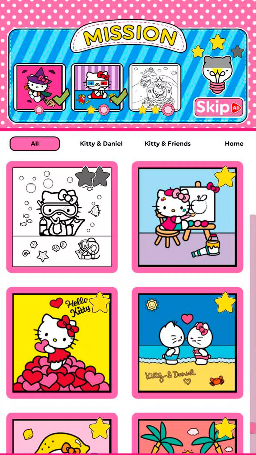 Hello Kitty: Coloring Book Ảnh chụp màn hình 2