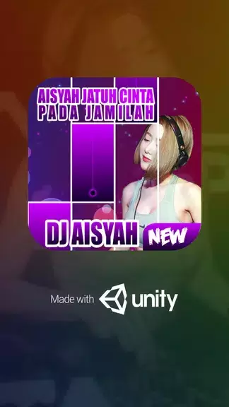 Piano Tiles DJ Aisyah Jamilah應用截圖第1張