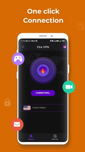 Fire VPN - Vpn Proxy Browser Zrzut ekranu 1