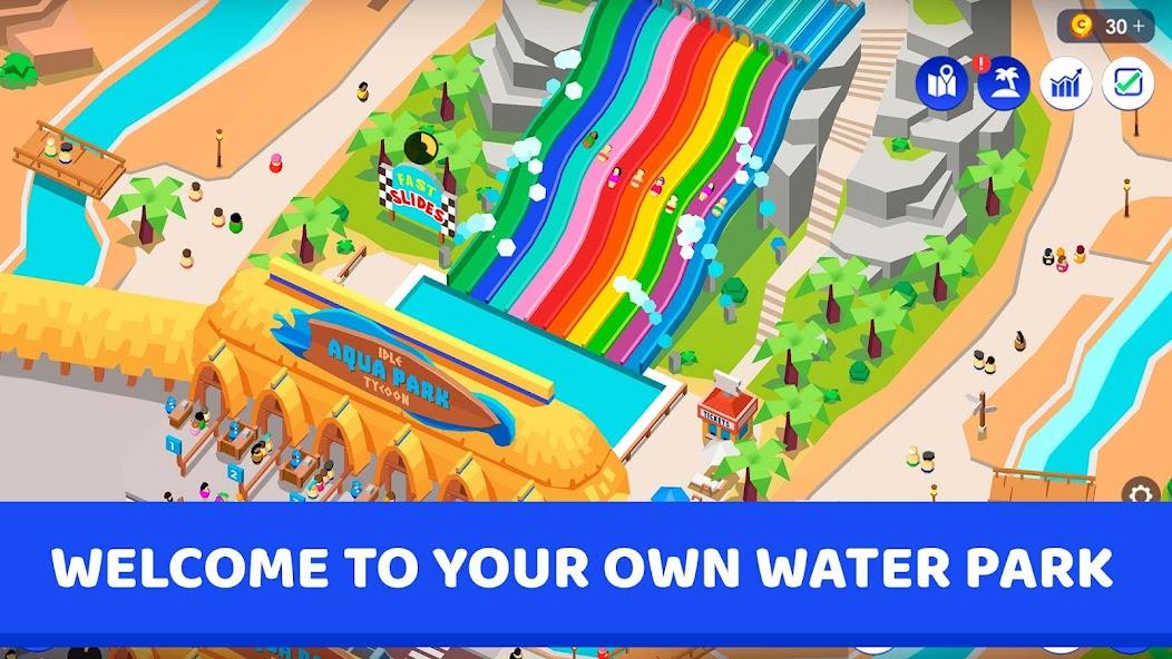 Idle Theme Park Tycoon Mod ဖန်သားပြင်ဓာတ်ပုံ 1