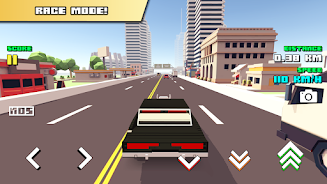 Blocky Car Racer - racing game Tangkapan skrin 4