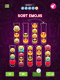 Emoji Sort: Sorting Games ภาพหน้าจอ 1