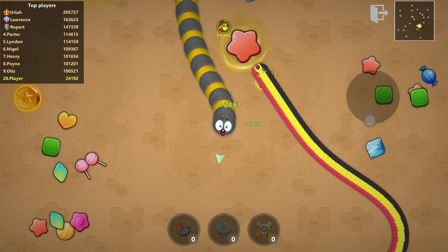 Slinky Snake: Worm.io Game Ảnh chụp màn hình 4