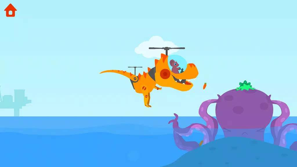 Dinosaur Helicopter Kids Games স্ক্রিনশট 4