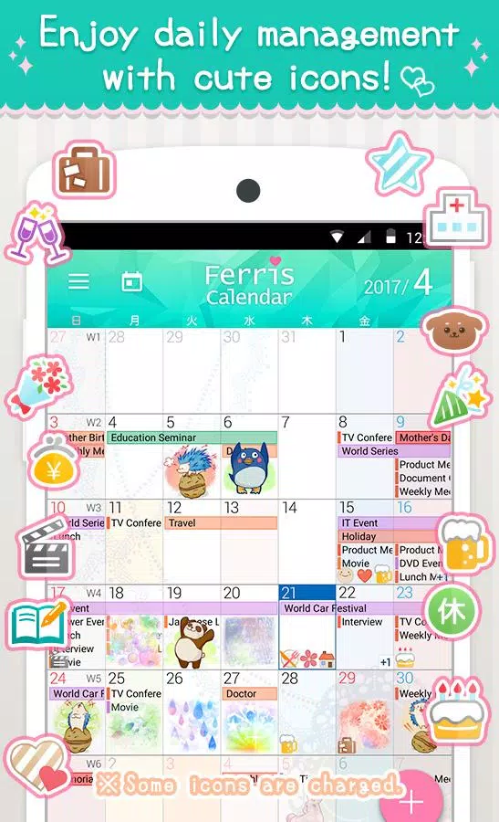 Schermata Ferris Calendar 2