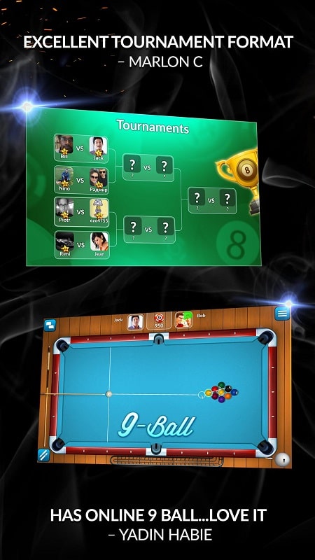 Pool Live Pro: 8-Ball 9-Ball Schermafbeelding 1