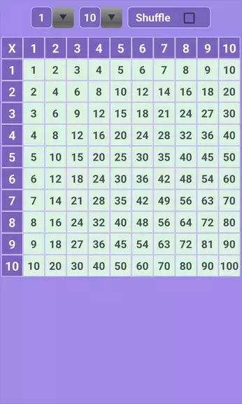 Multiplication Table: Math スクリーンショット 2