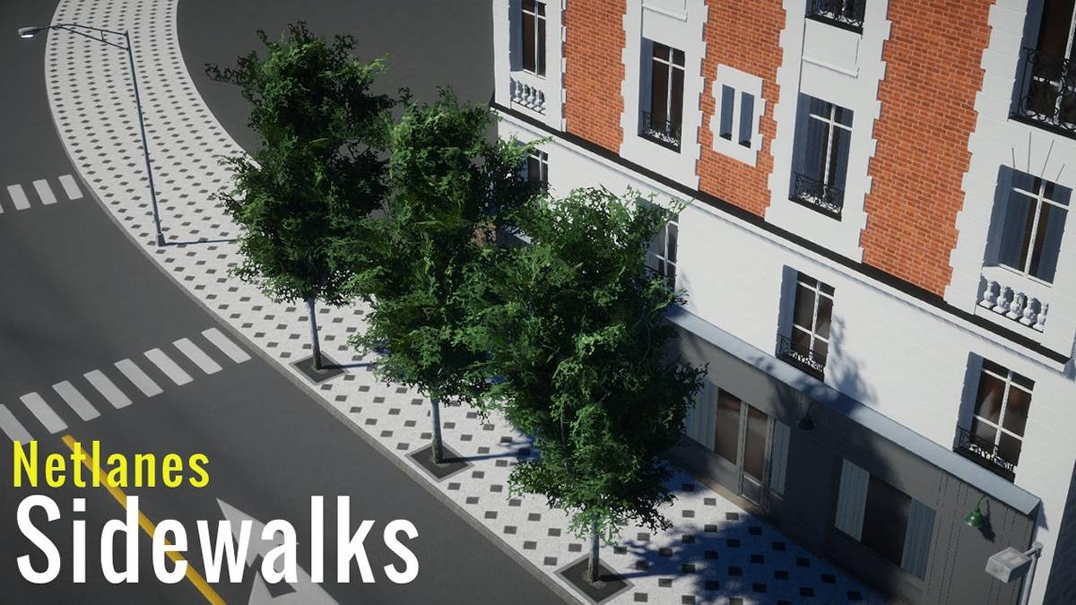 Netlanes Walkways & Paths Mod