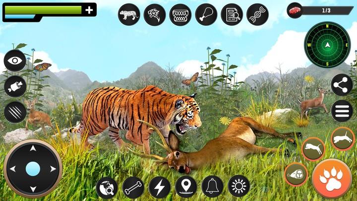 Tiger Simulator Animal Game 3D Ekran Görüntüsü 4