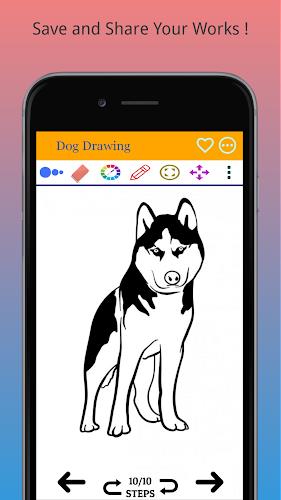 How to Draw Dog Step by Step 스크린샷 3