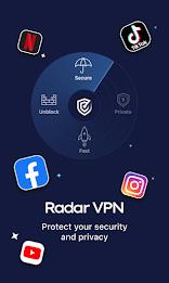 Radar VPN - Fast VPN Proxy Pro ภาพหน้าจอ 1