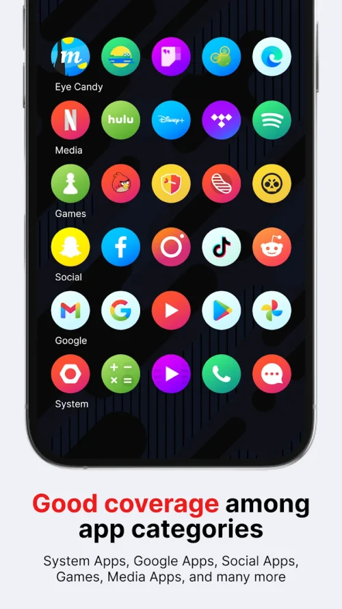 Hera Icon Pack: Circle Icons Schermafbeelding 4