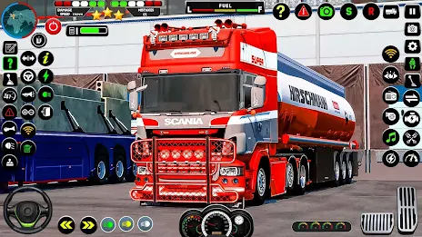 US Oil Tanker Truck Drive Sim স্ক্রিনশট 2