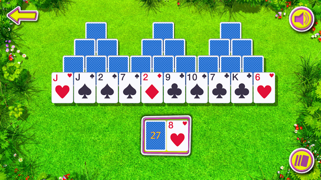 Summer Solitaire – The Free Tripeaks Card Game Ảnh chụp màn hình 1