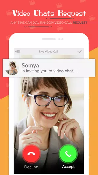 Live Video Chat - Random Video Call with Girls Schermafbeelding 4