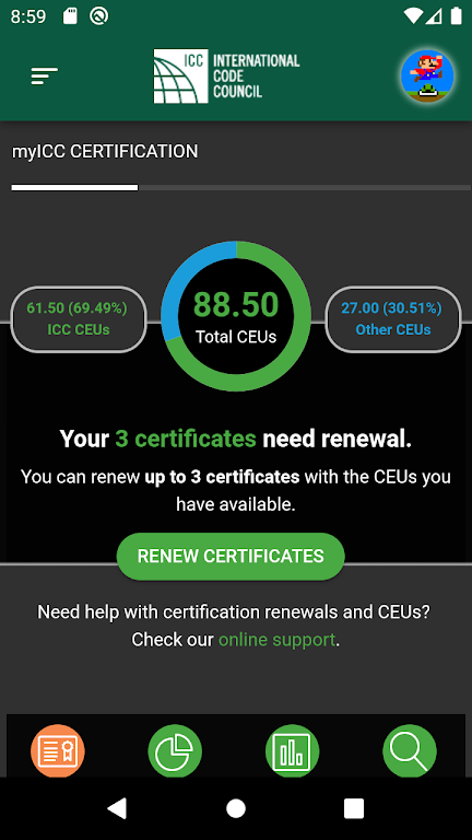 myICC by the Code Council 스크린샷 2