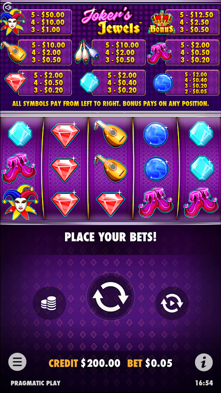 Joker’s Jewels Slot Casino Win Captura de tela 3
