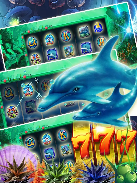 Lucky Dolphin Slots: Free Casino Slot Machines Ekran Görüntüsü 3