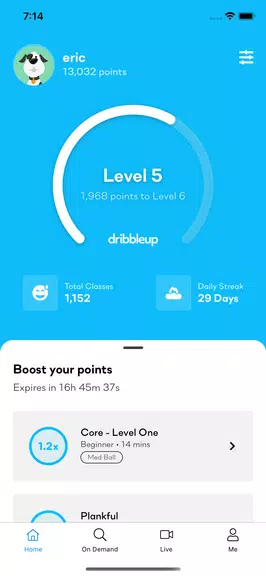 DribbleUp - Sports & Fitness 스크린샷 3