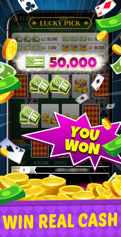 Schermata Big Run Solitaire - Win Cash 2