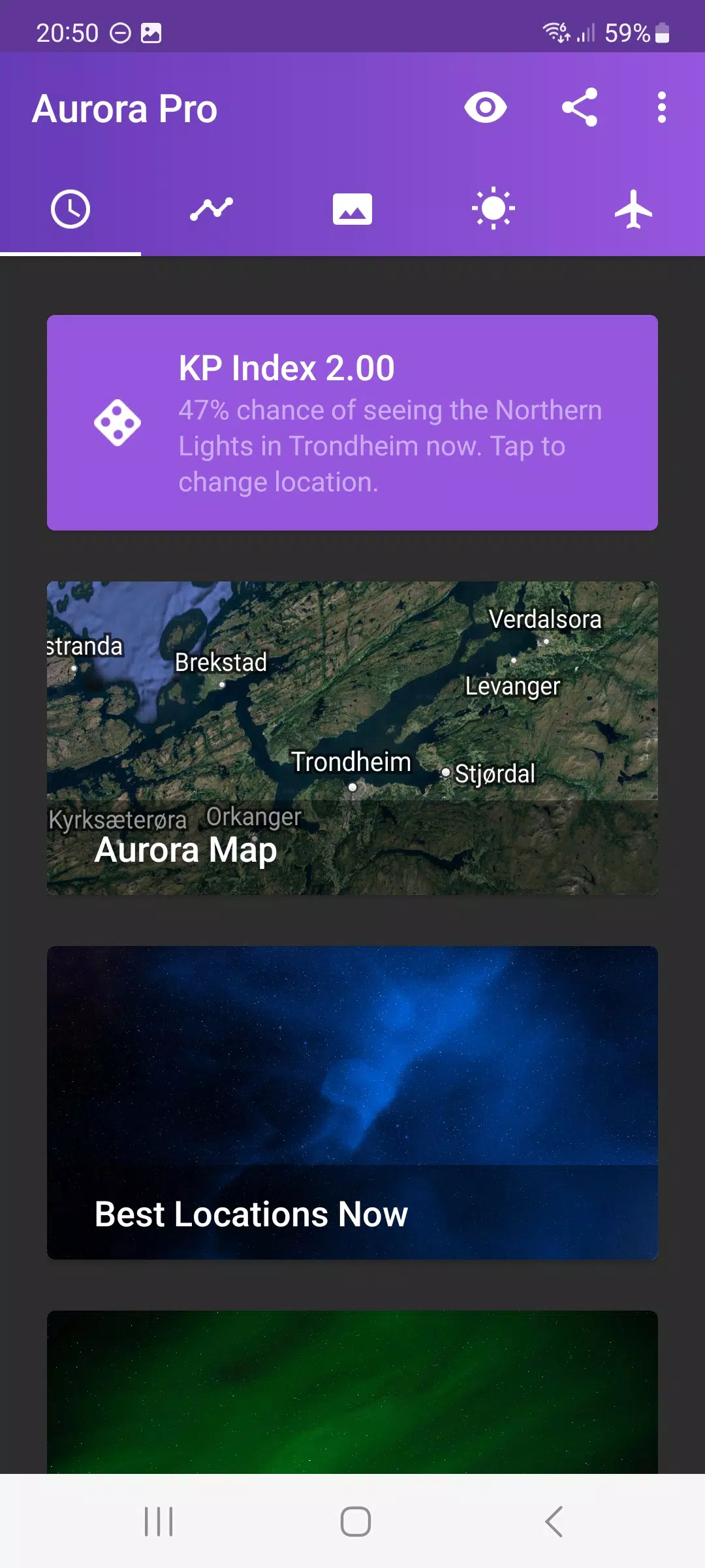 My Aurora Forecast Screenshot 1