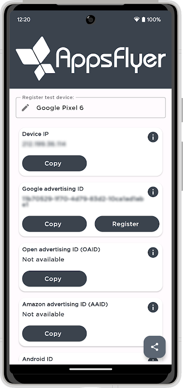 My Device ID by AppsFlyer Screenshot 1