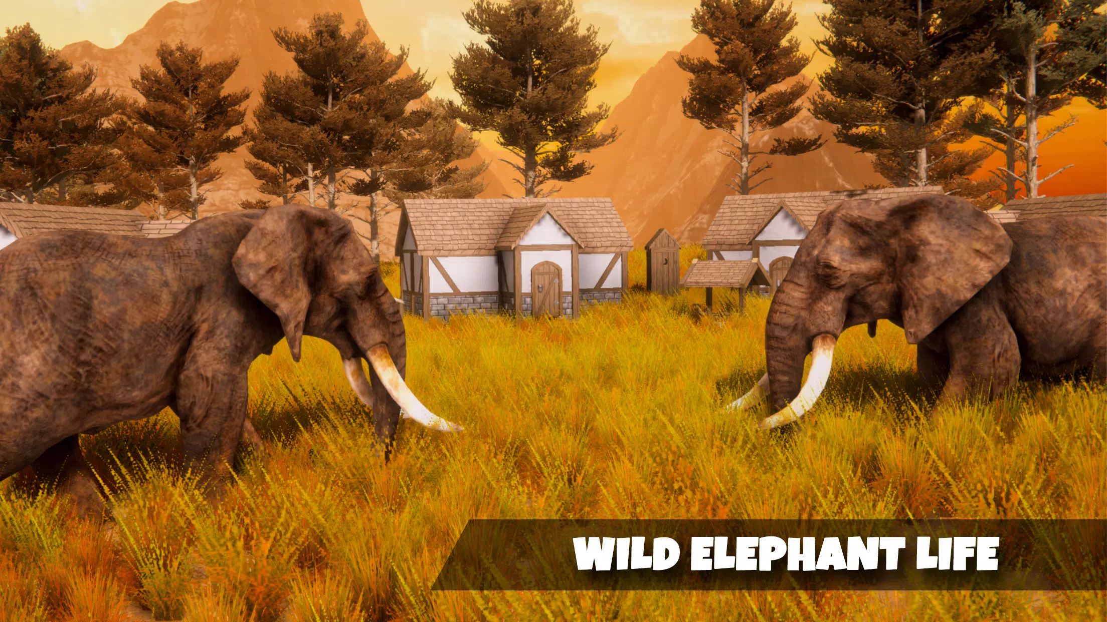 Elephant Simulator Wild Life Tangkapan skrin 2