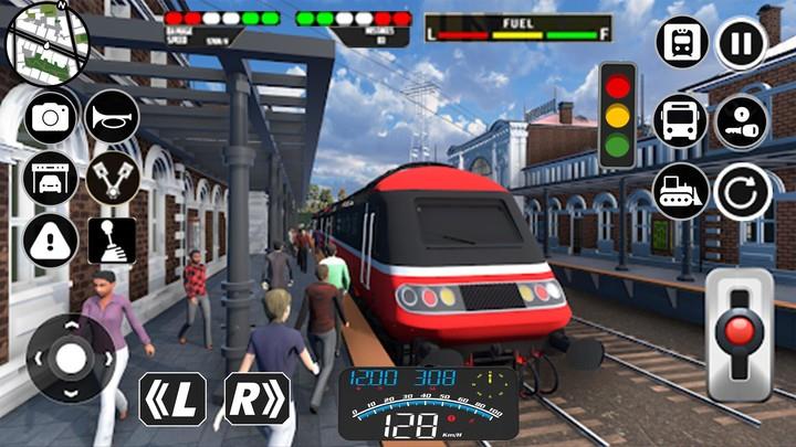 Indian Train Racing Games Ảnh chụp màn hình 1