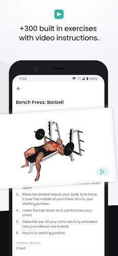 FitHero - Gym Workout Tracker Скриншот 4