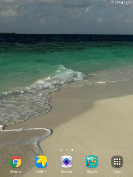 Tropical Beach Live Wallpaper スクリーンショット 4