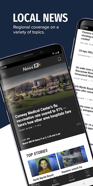 WBTW News 13 Myrtle Beach, SC Screenshot 1