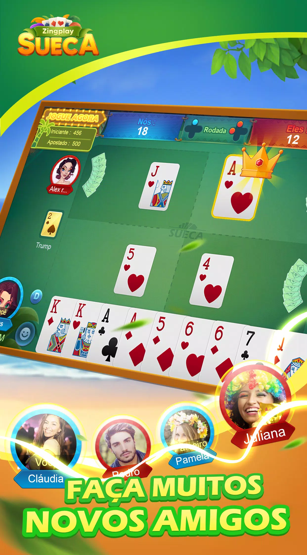 Sueca ZingPlay - Jogo de carta Скриншот 2