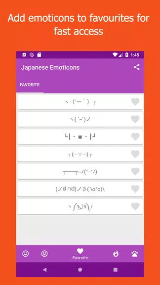 Kikko - Japanese Emoticons Kao Tangkapan skrin 1