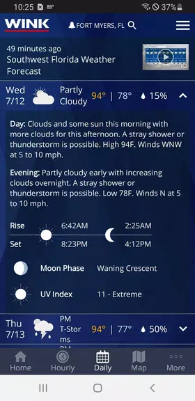 Schermata WINK Weather 4