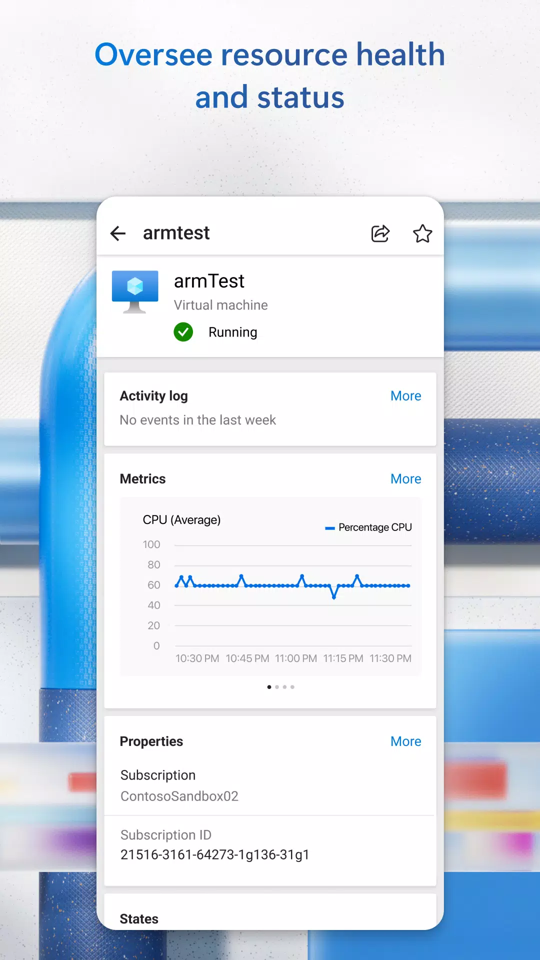 Microsoft Azure ဖန်သားပြင်ဓာတ်ပုံ 3