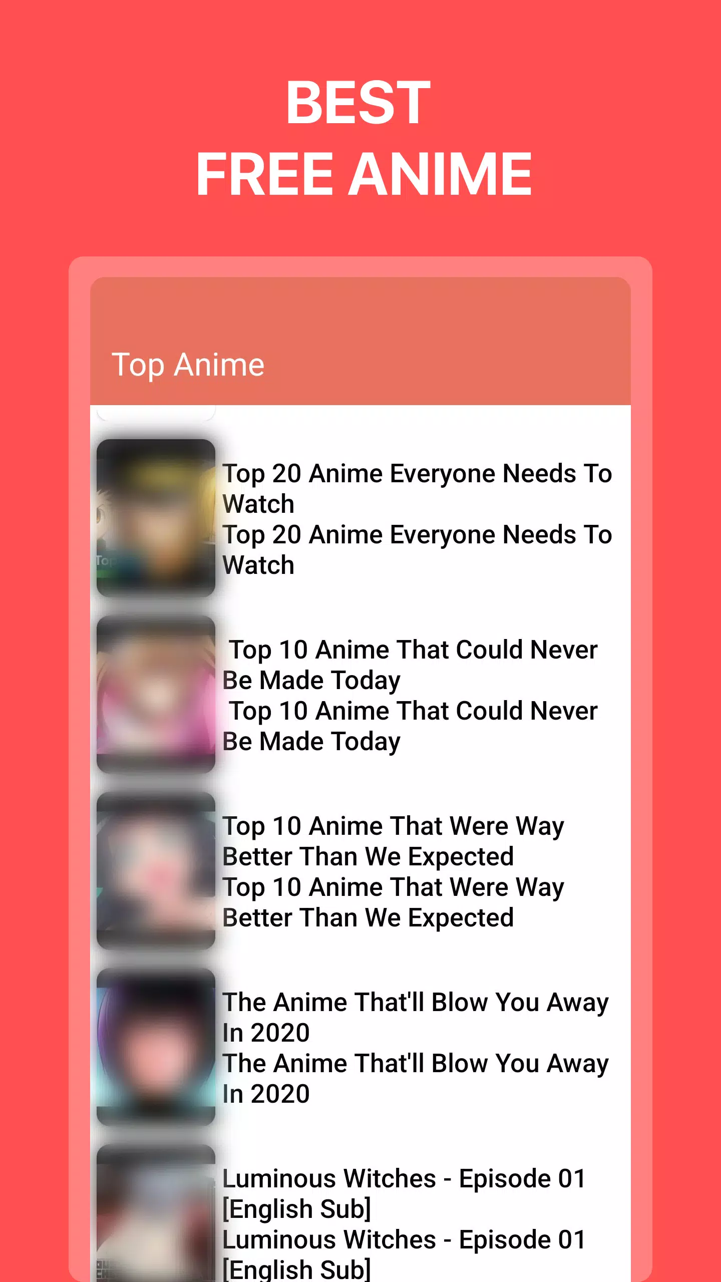 Anime tv 스크린샷 1