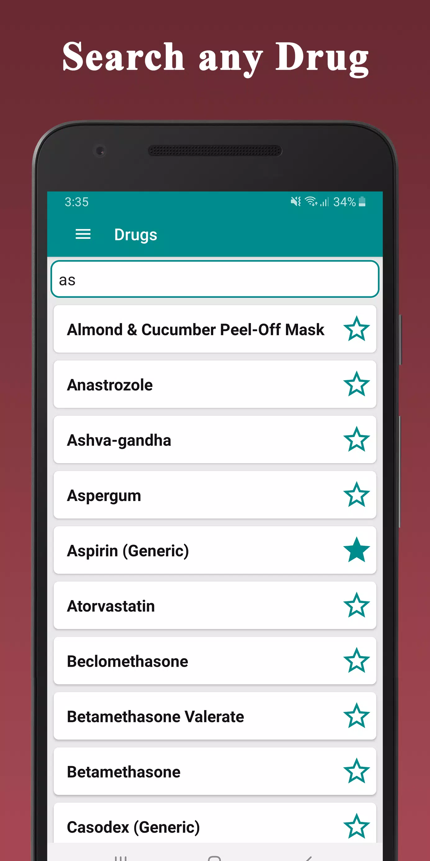 Medical Drugs Dictionary Guide應用截圖第2張