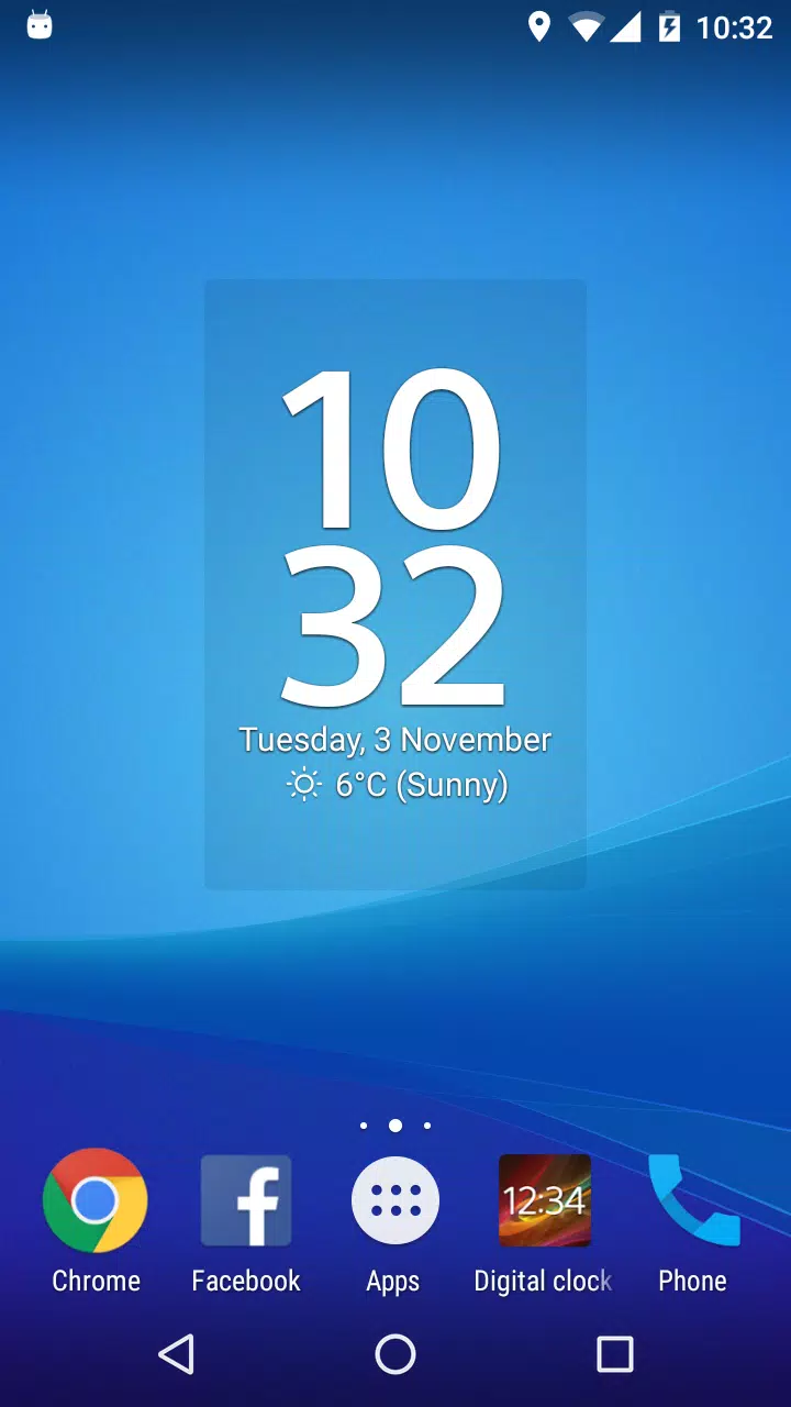 Digital Clock & Weather Widget Ekran Görüntüsü 3