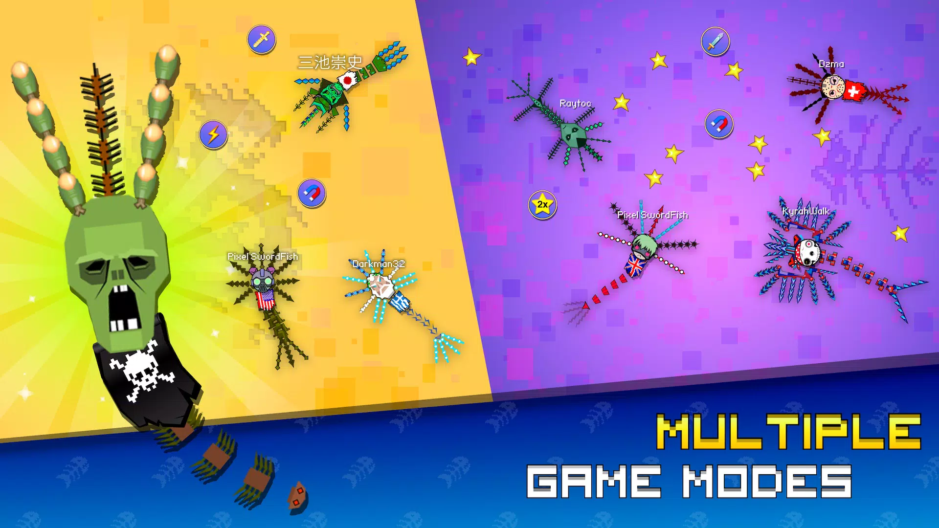 Pixel Sword Fish io Screenshot 3