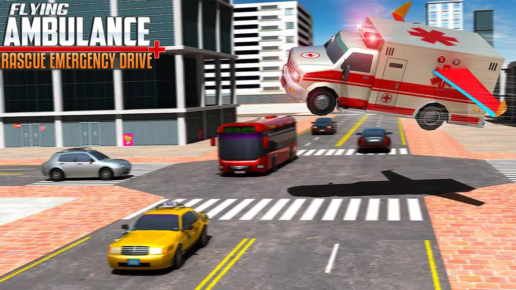 Flying Ambulance Rescue Drive Captura de tela 4