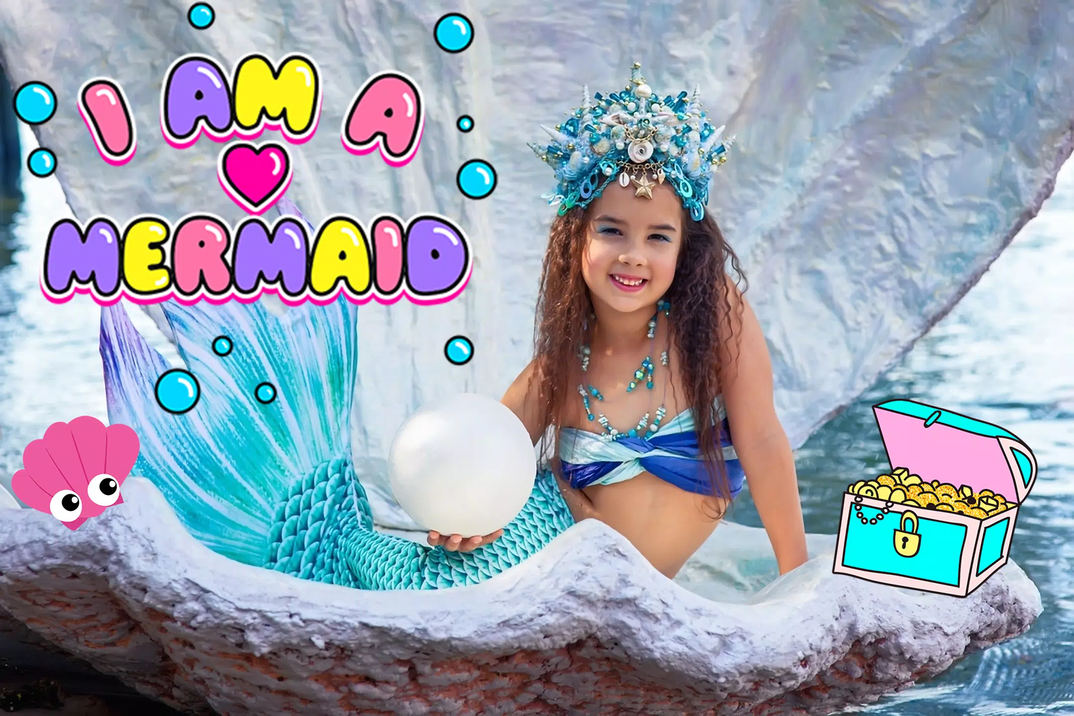 Mermaid Magic Photo Editor Captura de tela 1