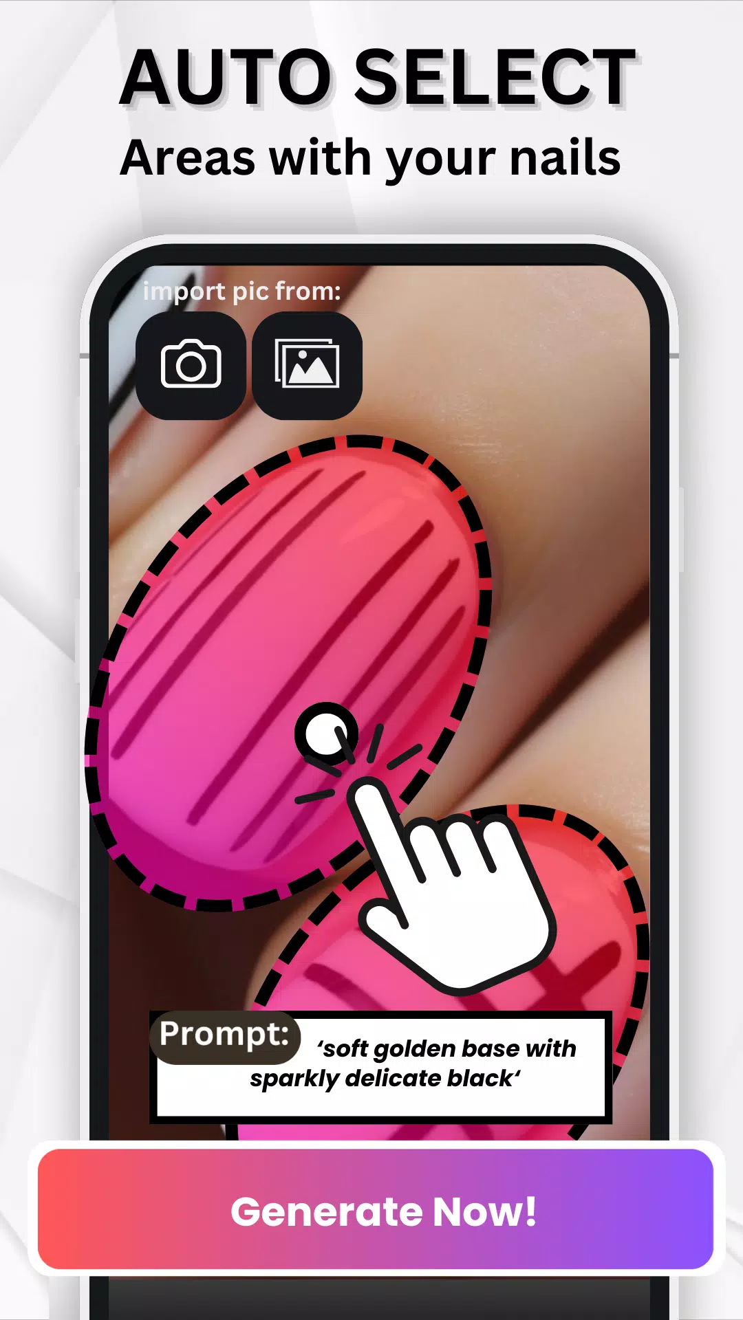 Try Nails-AI Fake Nail Designs ภาพหน้าจอ 3