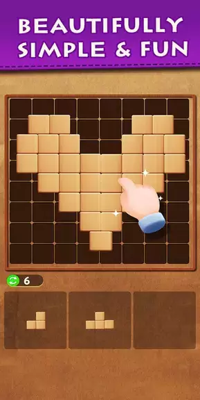 Wood Block Puzzle Classic Game Tangkapan skrin 4