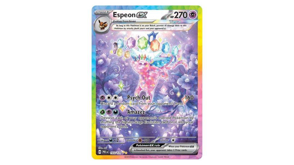 Espeon ex prismatic evolutions