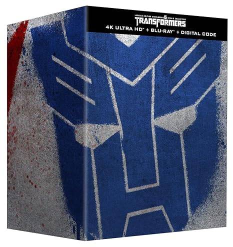 Limited Edition [Blu-Ray + 4K UHD] Transformers 6-Movie Steelbook Collection