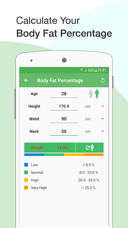 BMI Calculator: Weight Tracker應用截圖第2張