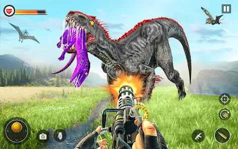 Dino Hunter Sniper 3d: Dinosaur Free FPS Shooting Ảnh chụp màn hình 3