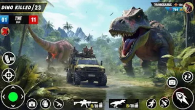 Wild Dinosaur Hunting Games 3D ဖန်သားပြင်ဓာတ်ပုံ 3